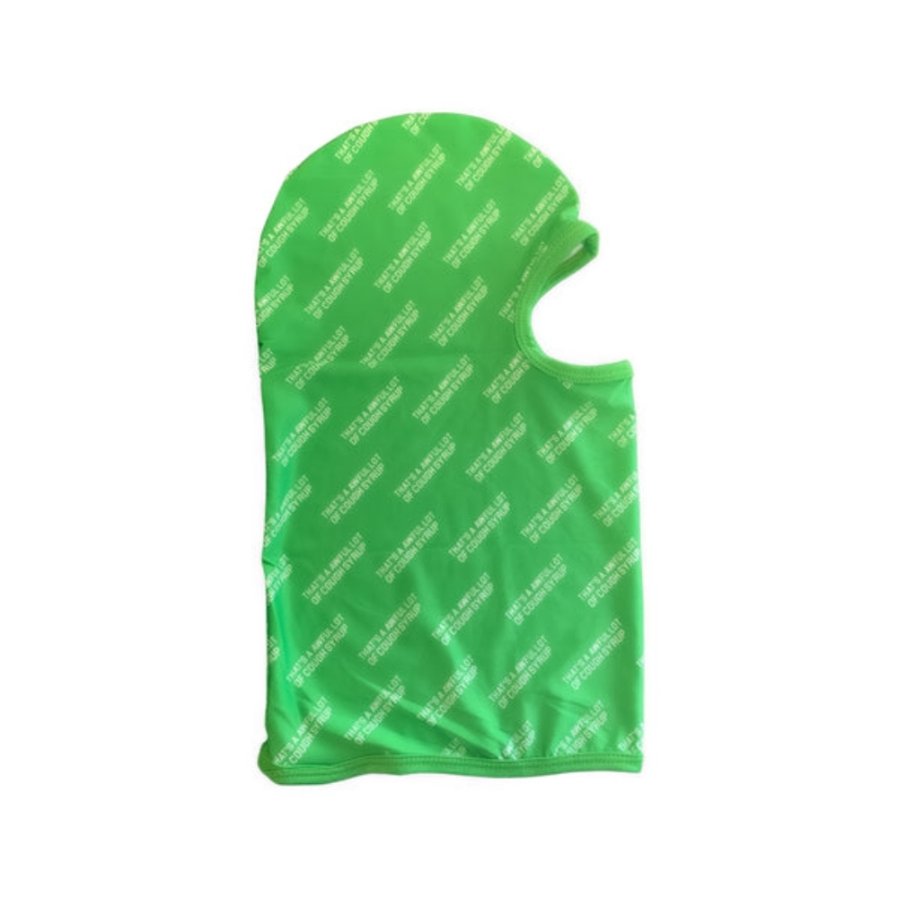 That's A Awful Lot Of Cough Syrup Ski Mask Green